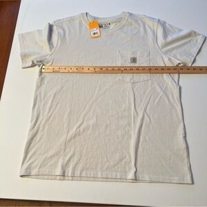 NWT Carhartt Women's T-Shirt SS‎ 3X Loose Fit Heavyweight Tan (Y)